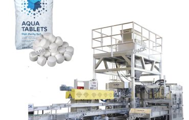 دستگاه کیسه پرکن قرص نمک ۲۵-۵۰ کیلوگرمی